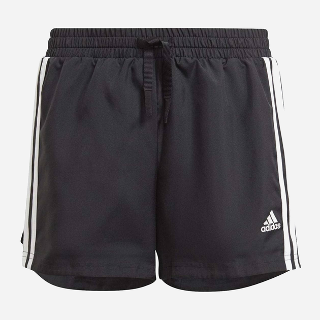 Krótkie spodenki młodzieżowe dziewczęce na WF Adidas G 3S Sho GN1460 140 cm Czarne (4064036196676) - obraz 1