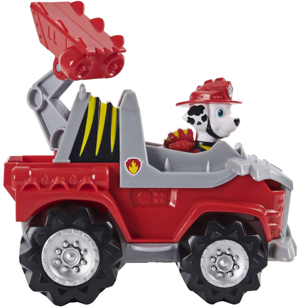 Машинка Spin Master Paw Patrol Dino Rescue Marshall Deluxe Vehicle з фігуркою (0778988305522) - зображення 5