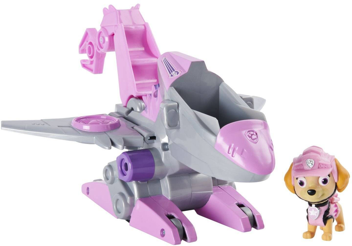 Машинка Spin Master Paw Patrol Dino Rescue Skye Deluxe Vehicle з фігуркою (0778988305546) - зображення 6