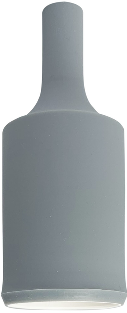Силіконовий патрон для лампочки DPM E27 сірий (5903332583133) - зображення 1