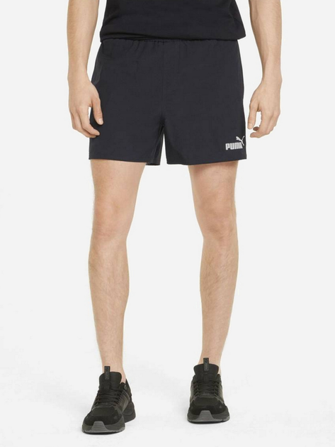 Spodenki sportowe męskie Puma Ess+ Tape Woven Shorts 849043-01 XL Czarne (4064535364323) - obraz 1