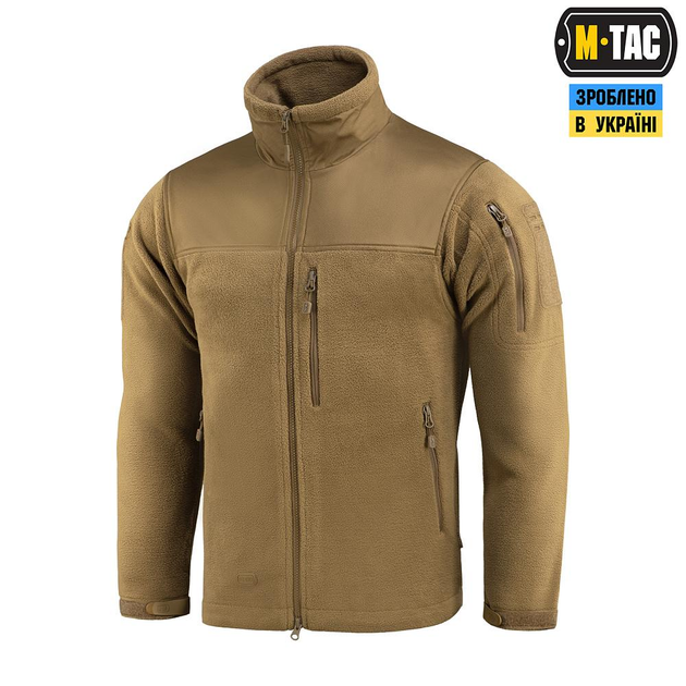 Тактична військова куртка M-Tac Alpha Microfleece Gen.II Coyote Brown 3XL - зображення 1