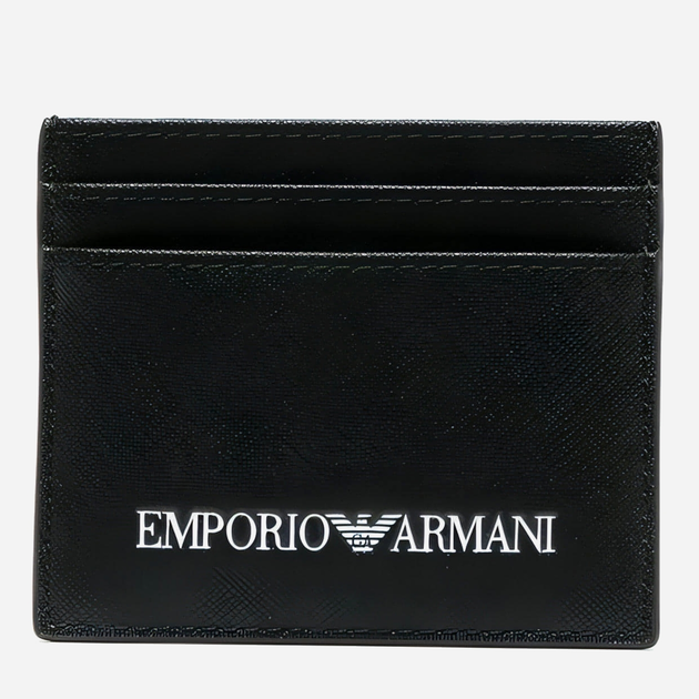 Etui na karty męskie Emporio Armani EAY4R324Y020V81072 Czarne (8050232506551) - obraz 1