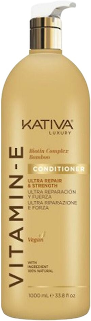 Odżywka do włosów Kativa Vitamina E Biotina & Bamboo 1000 ml (7750075061439) - obraz 1