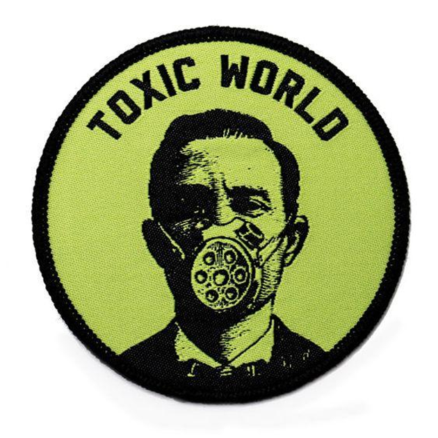 Шеврон патч Toxic World на липучке велкро - изображение 1