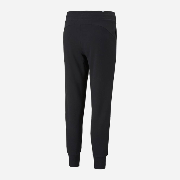 Spodnie dresowe damskie ocieplane Puma Ess Sweatpants Fl Cl 586839-01 S Czarne (4063697171176) - obraz 2