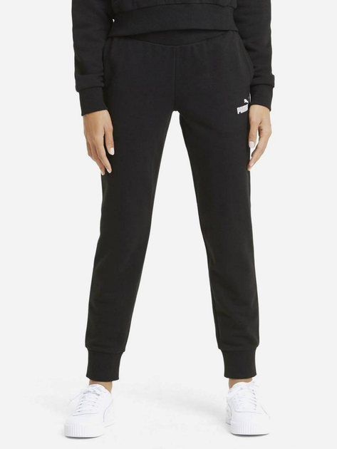 Спортивні штани жіночі Puma Ess Sweatpants Tr Cl 586842-01 XS Чорні (4063697167582) - зображення 1