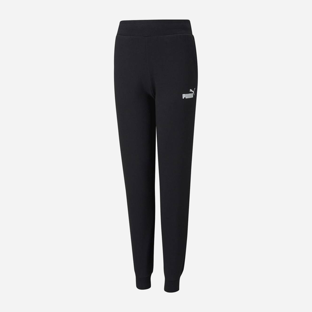 Dziecięce spodnie dresowe ciepłe polarowe dla chłopca Puma Ess Sweatpants Fl Cl G 587038-01 122-128 cm Czarne (4063697161252) - obraz 1