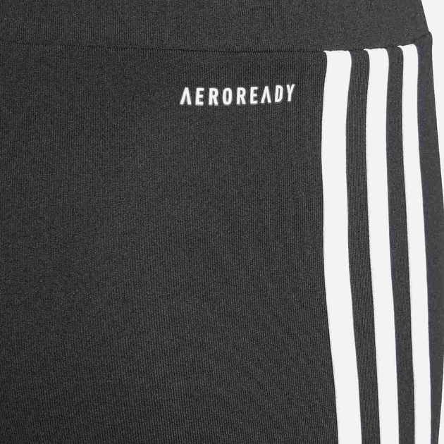 Legginsy młodzieżowe dziewczęce sportowe Adidas G 3S Tig GN1453 140 cm Czarne (4062065007420) - obraz 3