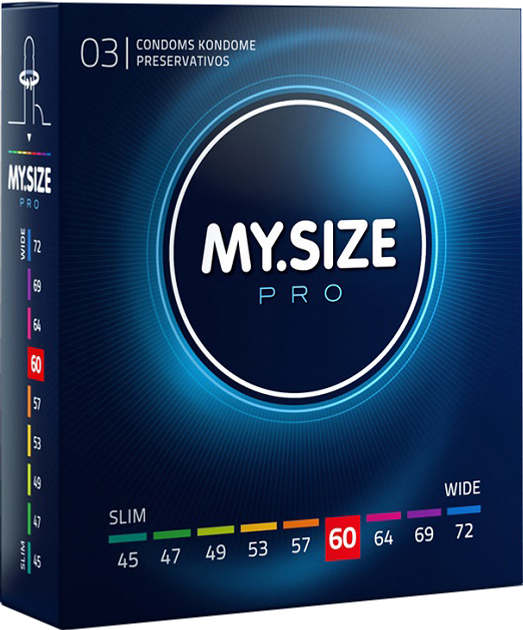 Презервативи My.Size Pro Condoms 60 мм 3 шт (4025838403607) - зображення 1