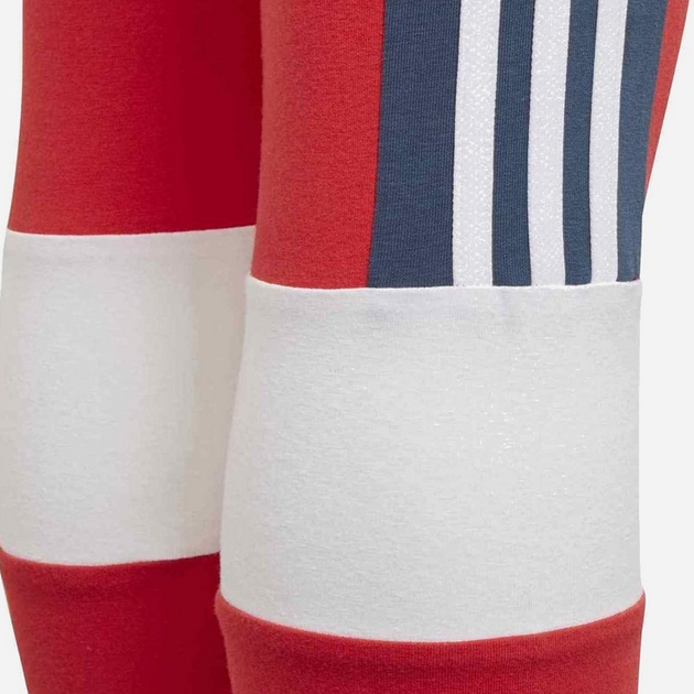 Дитячі спортивні лосини для дівчинки adidas G Cb Leg GN3965 134 см Червоні (4064044929006) - зображення 3