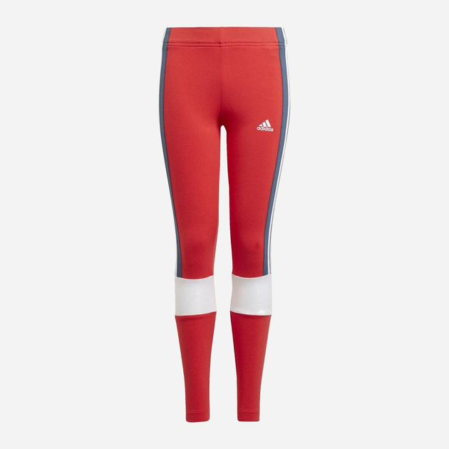 Legginsy młodzieżowe dziewczęce sportowe Adidas G Cb Leg GN3965 152 cm Czerwone (4064044929051) - obraz 1