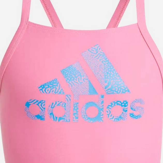 Strój kąpielowy jednoczęściowy młodzieżowy dziewczęcy adidas Big Logo Suit IA5416 170 cm Różowy (4066761010203) - obraz 3