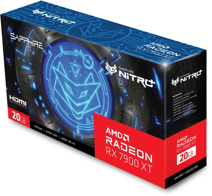 Видеокарта Sapphire PCI-Ex Radeon RX 7900 XT NITRO+ Gaming OC