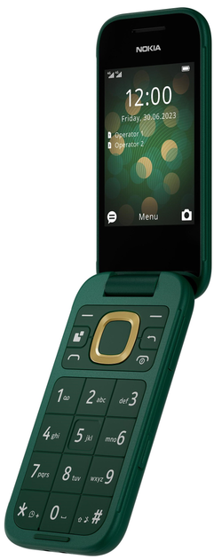 Telefon komórkowy Nokia 2660 Flip 48/128MB DualSim Lush Green (1GF011MPJ1A05) - obraz 7