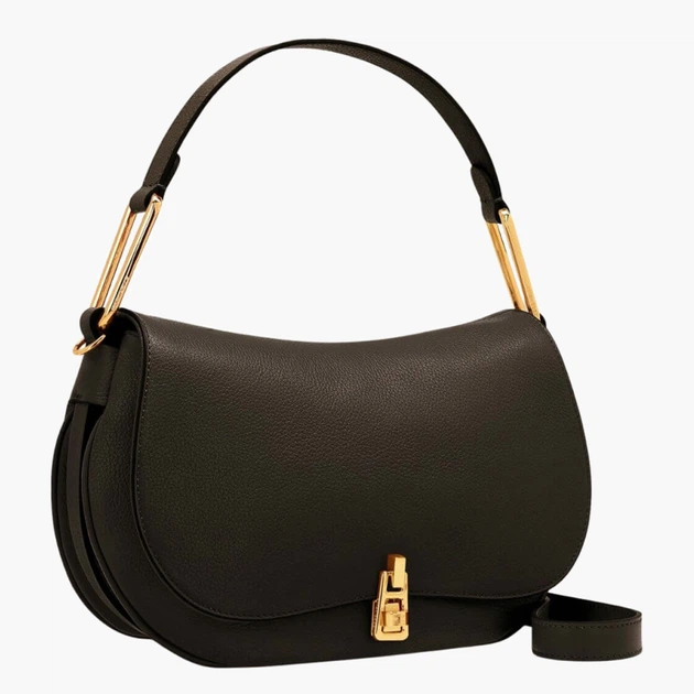Torebka bagietka damska skórzana Coccinelle MAGIE E1MQF180301G19 Ciemnoszara (8059978453631) - obraz 2