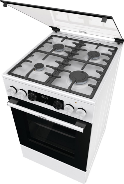 Kuchenka gazowa z piekarnikiem elektrycznym Gorenje GK5C61WF - obraz 4