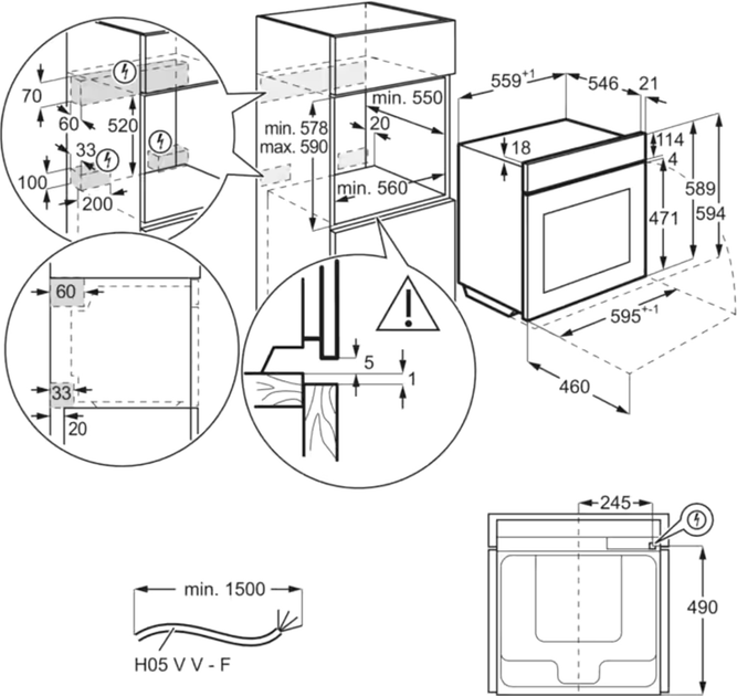 Piekarnik elektryczny Electrolux EOB7S31X - obraz 10