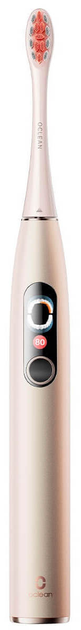 Електрична зубна щітка Oclean X Pro Digital Set Electric Toothbrush Champagne Gold (6970810552577) - зображення 2