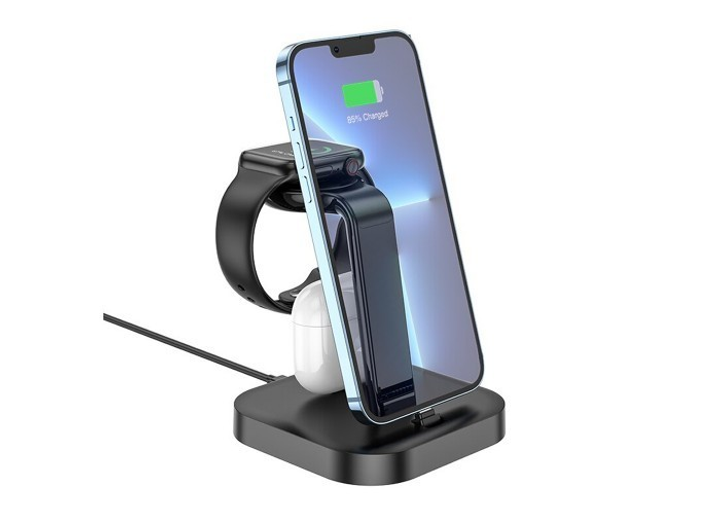 Настольная зарядная Док-станция для iPhone/iWatch/Airpods HOCO CW43 3 ...
