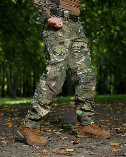Тактичні штани Caiman Aggressor Мультикам Ріп-Стоп штани для військовослужбовців 3XL - зображення 2