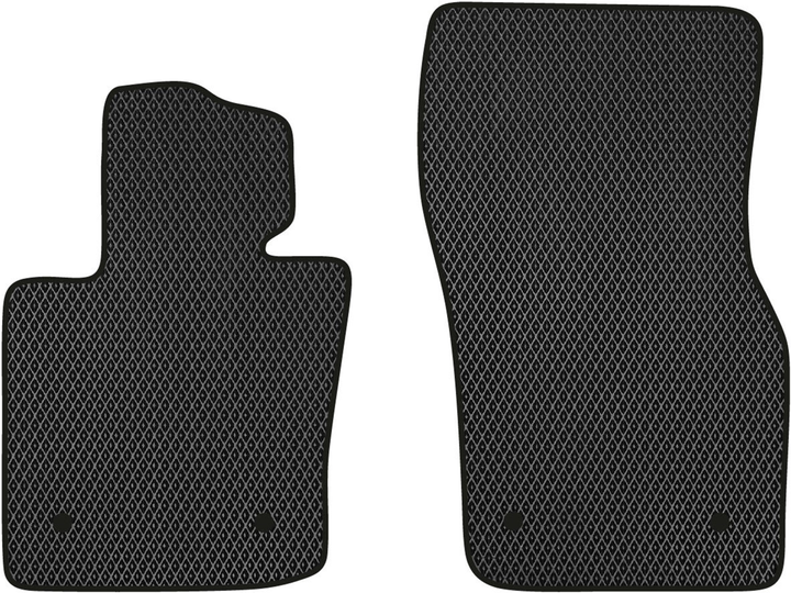 Акція на EVA килимки EVAtech в салон авто передні для MINI Cooper (F56) 3-doors 2014+ 3 покоління Htb USA Black від Rozetka