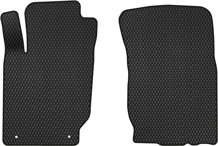 Акция на EVA килимки EVAtech в салон авто передні для Mitsubishi L200 (V) (Long base) 2015-2018 5 покоління Pickup 4-дв. EU Black от Rozetka
