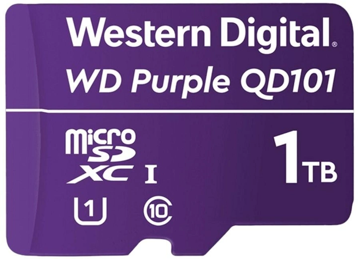 Karta pamęnci Western Digital MicroSDXC 1 TB Class 10 UHS-I Purple (WDD100T1P0C) - obraz 1