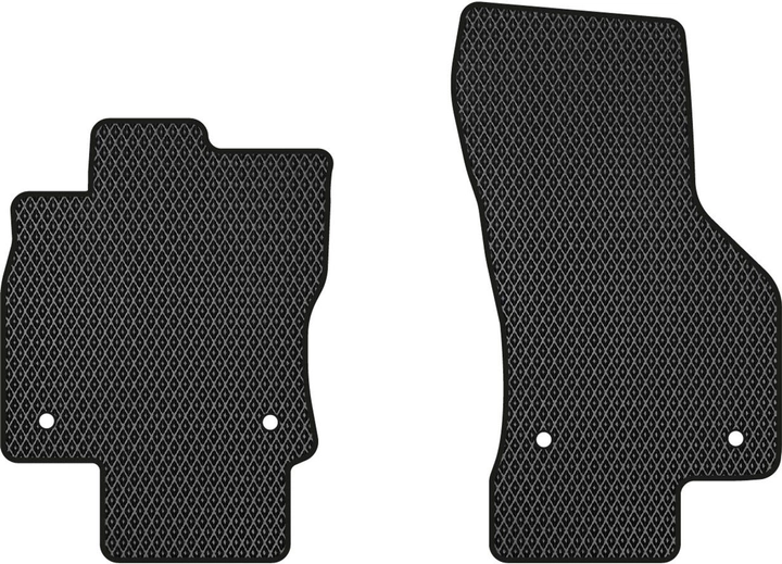 Акція на EVA килимки EVAtech в салон авто передні для Skoda Octavia A7 MT 2013-2020 3 покоління Combi EU Black від Rozetka