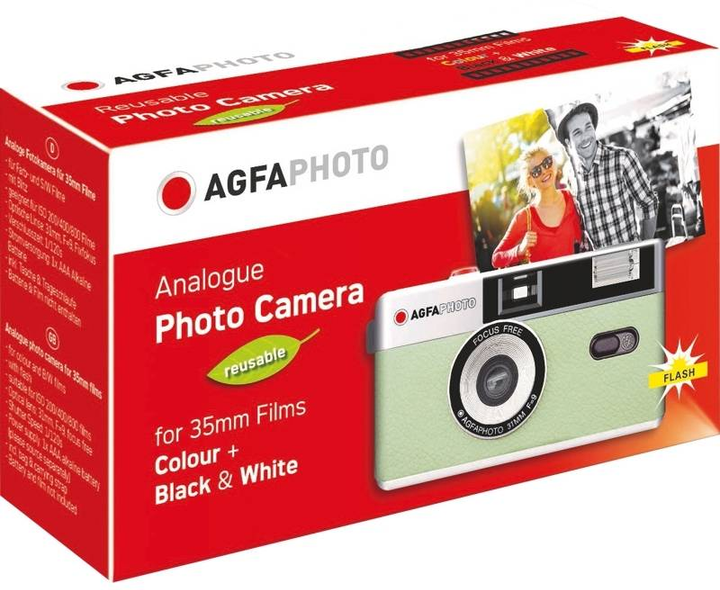 Многоразовый фотоаппарат AgfaPhoto 35 мм Зеленый (4250255104442) купить ...