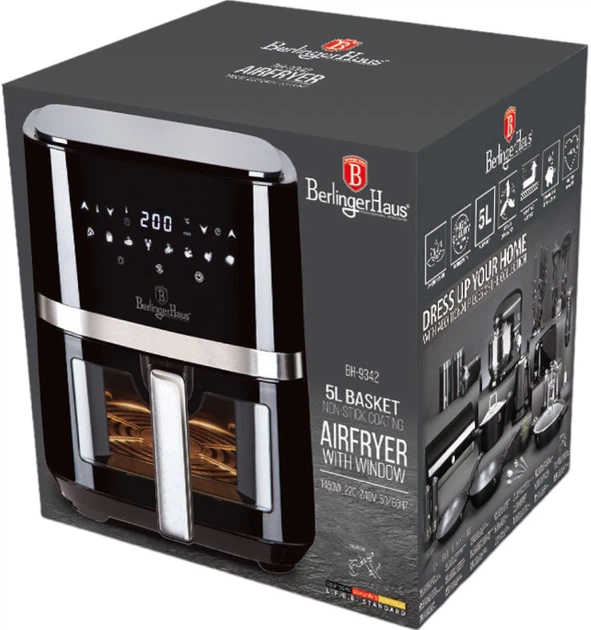 Мультипіч Berlinger Haus Airfryer BH-9342 (5999108458415) - зображення 13