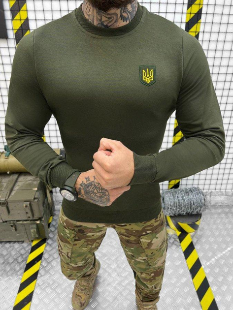 Жіночий лонгслів Ukraine shield Ор1241 S - зображення 1