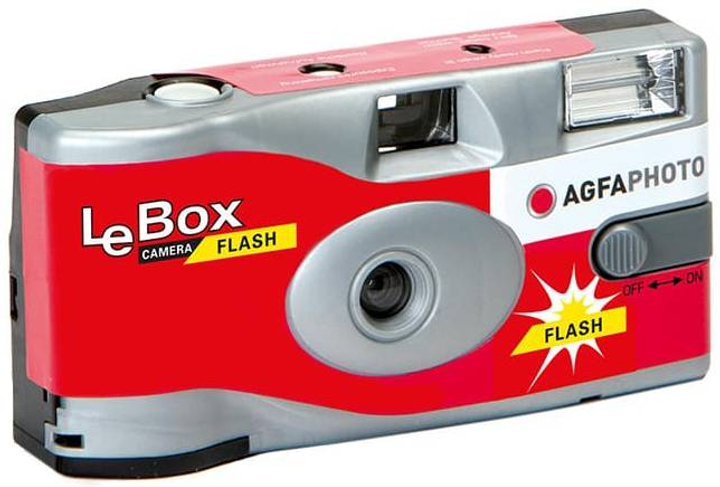 Aparat jednorazowy AgfaPhoto LeBox 400 27 Flash (4250255100185) - obraz 1