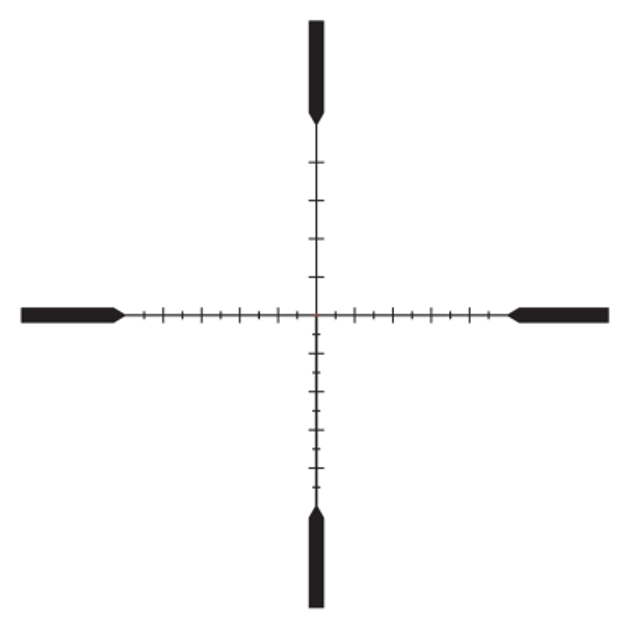 Приціл оптичний TRIJICON Tenmile 4-24x50 MRAD Ranging Crosshair SFP Red - зображення 2