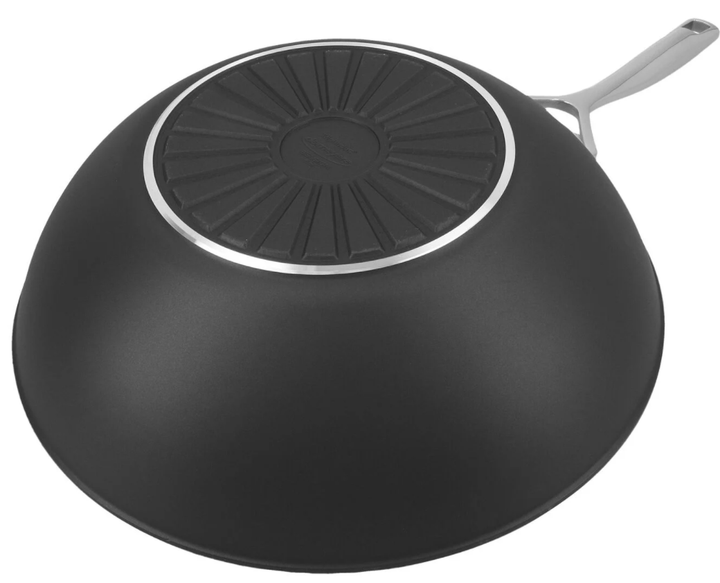 Сковорідка-вок Demeyere Alu Pro 5 40851-030-0 титанова 30 см (40851-030-0) - зображення 3