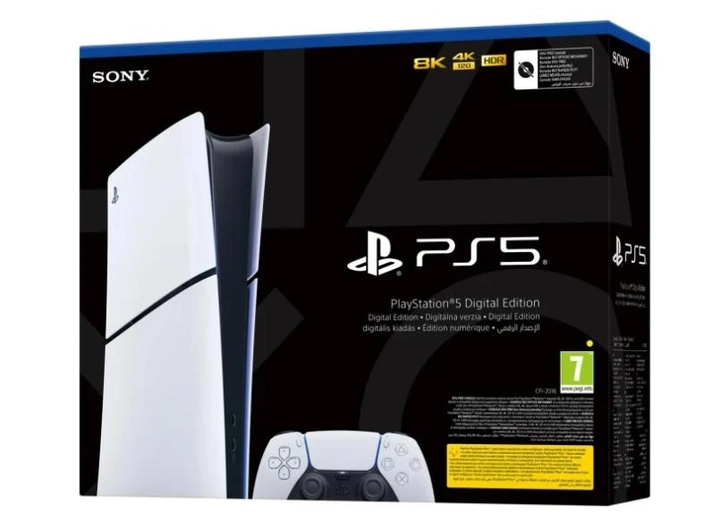 Ігрова приставка Sony PlayStation 5 Slim Digital Edition (0711719577478\0711719577294\0711719577300) - зображення 1