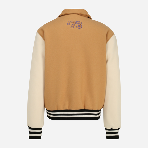 Бомбер чоловічий Fila FAM0558-73060 M Бежевий/Пісочний (4064556498366) - зображення 6