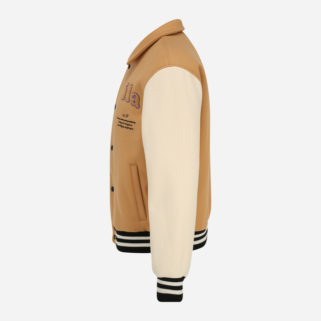 Бомбер чоловічий Fila FAM0558-73060 M Бежевий/Пісочний (4064556498366) - зображення 7