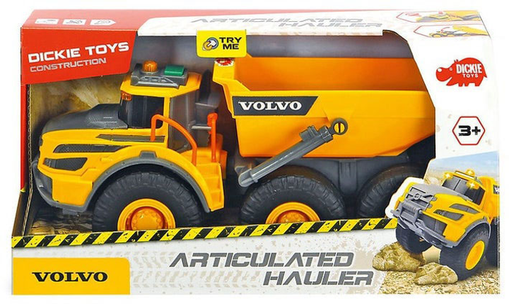 Wywrotka Dickie Toys Construction Volvo Articulated Hauler (4006333062049) - obraz 1