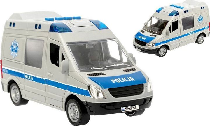Поліцейський автомобіль Madej зі звуком (5903631416651) - зображення 2