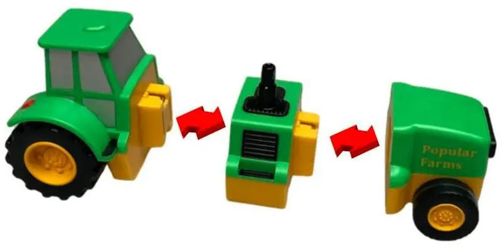 Zestaw maszyn rolniczych Popular Playthings Mix Or Match Magnetic (755828603215) - obraz 3