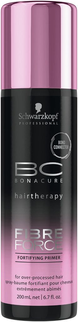 Podkład wzmacniający do włosów zniszczonych Schwarzkopf Professional BC bonacure fibre force 200 ml (4045787430073) - obraz 1