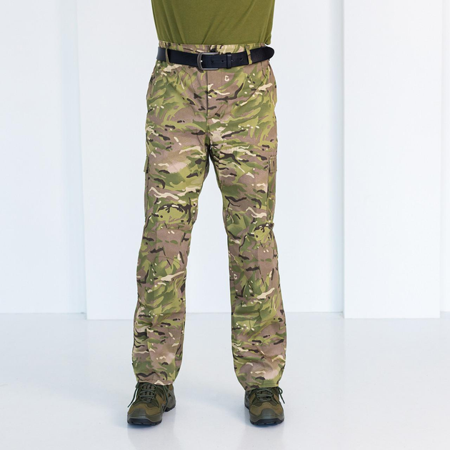 Штани чоловічі саржа Мультикам, камуфляжні штани для полювання та риболовлі 46 - зображення 1
