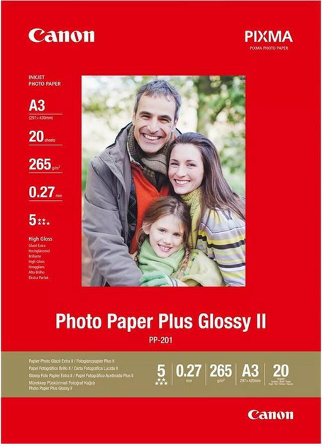 Papier fotograficzny Canon PP-201 A3 20 arkuszy (2311B020) - obraz 1