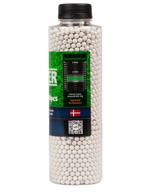 Страйкбольные шарики ASG Blaster 0.23 гр., 3300 шт white (6 мм) - изображение 2