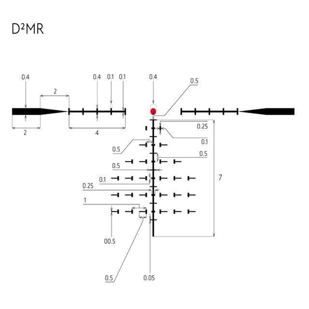 Прицел оптический Delta Hornet 1-6x24 DDMR DO-2390 - изображение 2