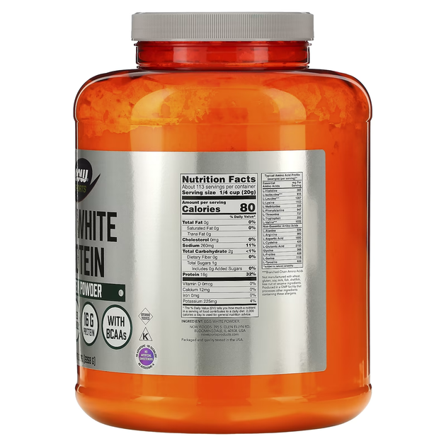 Протеин из Яичного Белка Egg White Protein - 2268г - изображение 2
