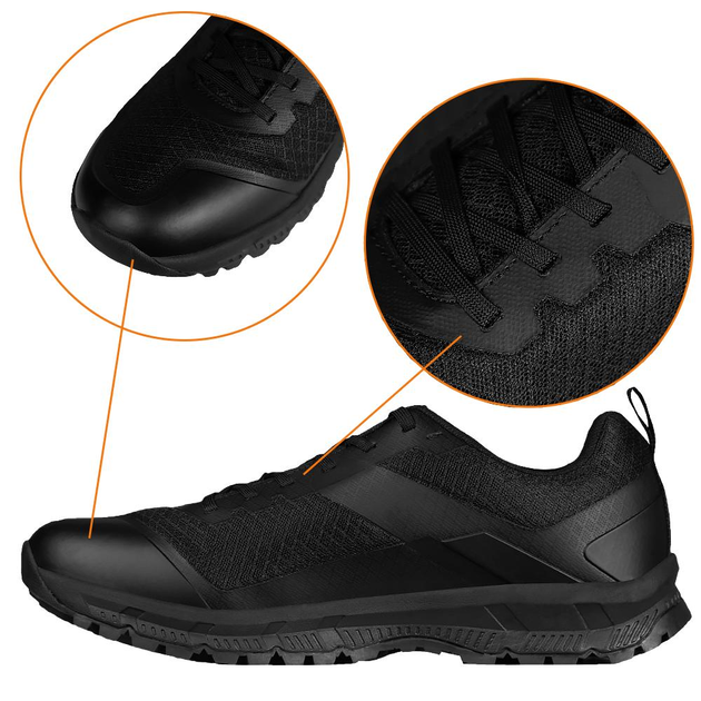 Тактические летние кроссовки Camotec Carbon Pro Черные 45 - изображение 2
