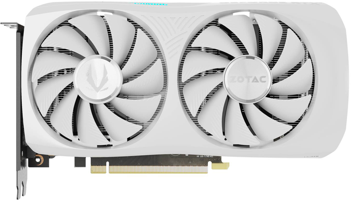 Відеокарта Zotac PCI-Ex GeForce RTX 4060 Ti Twin Edge OC White Edition 8GB GDDR6 (128bit) (2565/18000) (HDMI, 3 x DisplayPort) (ZT-D40610Q-10M) - зображення 1