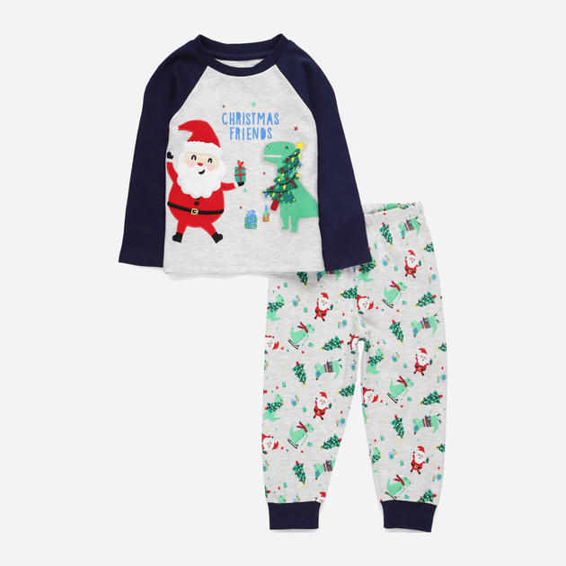 Детская новогодняя пижама для мальчика Primark GD-00063552 86 см Серая ...